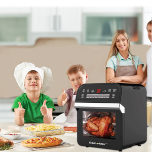 12L 1600W Air Fryer Oven Toaster Rotisserie and Dehydrator With LED Digital Touchscreen, 16-in-1 Countertop Oven