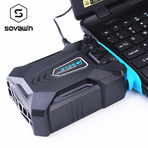 Vacuum Portable Notebook Laptop Cooler USB Air External Extracting Cooling Fan for Laptop Speed Adjustable for 15 15.6 17 Inch