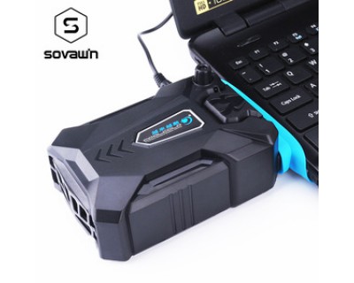 Vacuum Portable Notebook Laptop Cooler USB Air External Extracting Cooling Fan for Laptop Speed Adjustable for 15 15.6 17 Inch