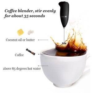 Milk Frother Egg Foam Coffee Maker  Cappuccino Portable Home Kitchen Coffee Chocolate Whisk Tools