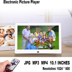 10.1 inch HD Digital Photo Frame with Mult-Media Player MP3 MP4 Alarm Clock