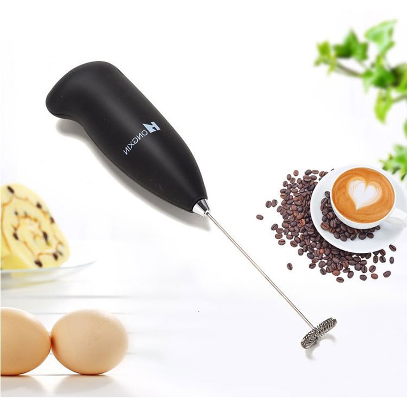 Milk Frother Egg Foam Coffee Maker  Cappuccino Portable Home Kitchen Coffee Chocolate Whisk Tools