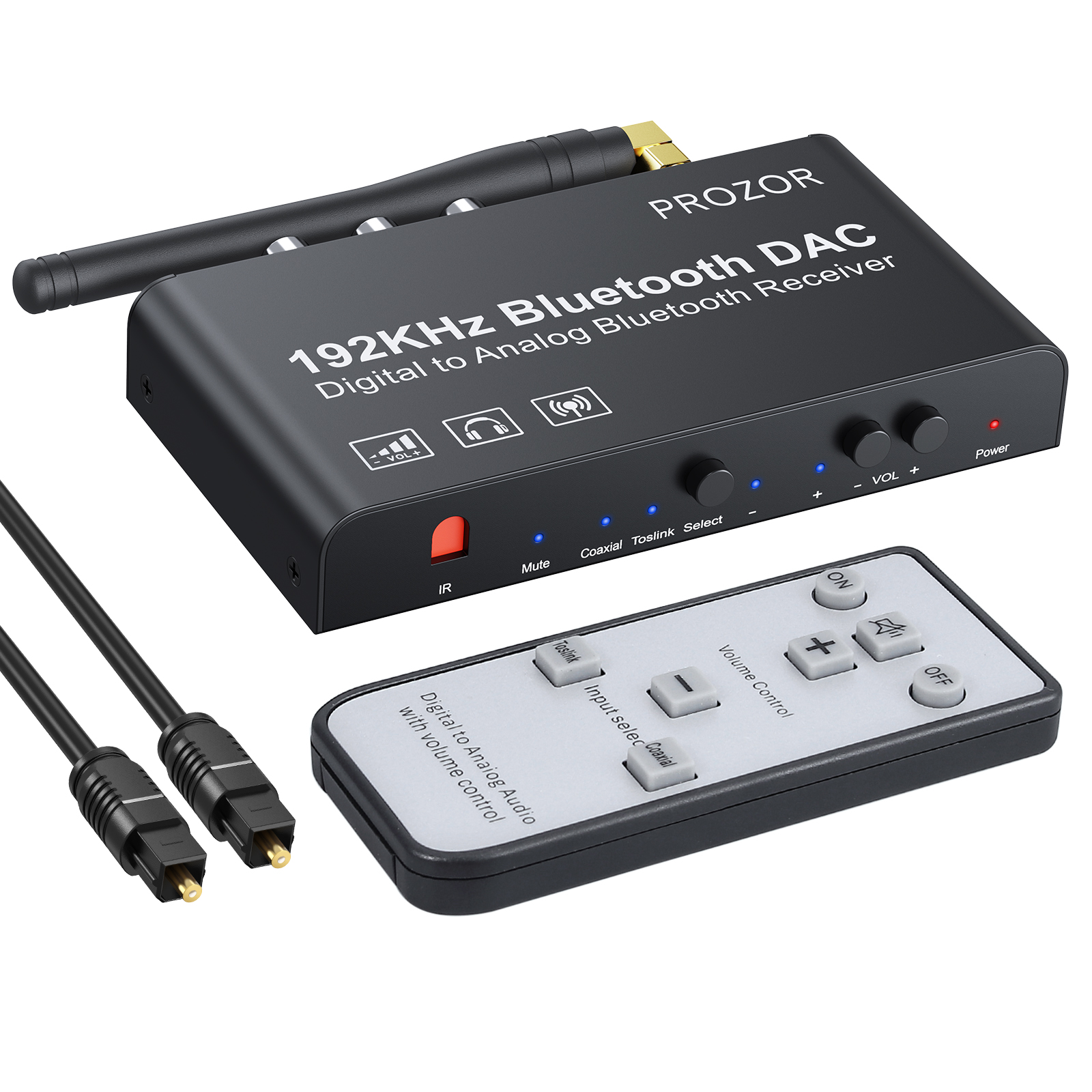 DAC Converter Built-in Bluetooth with Remote Control