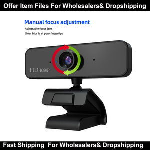 1080P Webcam with Microphone Full HD Video Web Cam Computer Peripheral USB Web Camera for Youtube PC Laptop Live Video Tripods