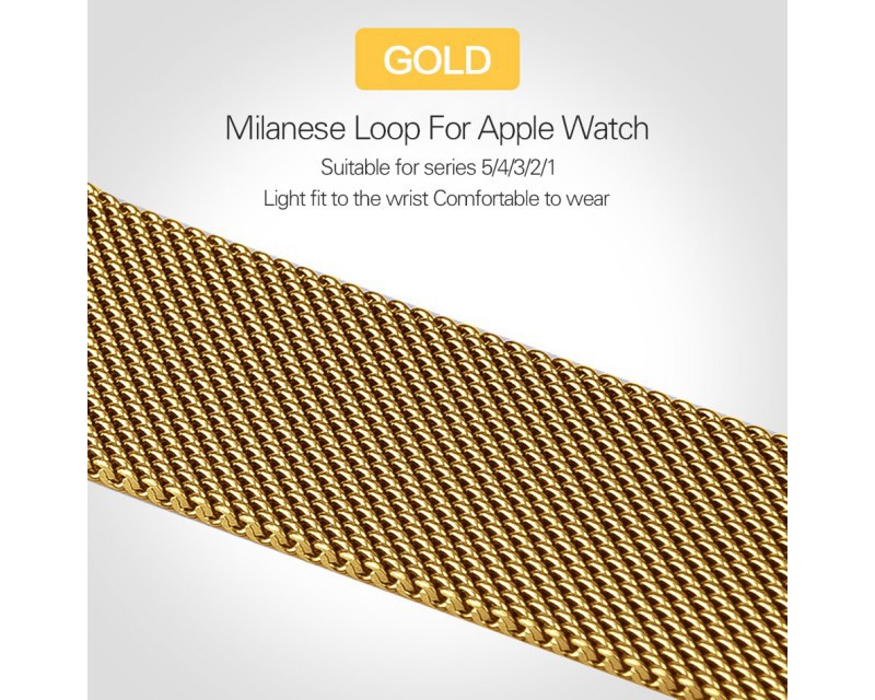 Milanese Loop band for Apple Watch band strap 38mm 40mm for iwatch 5/4/3/2/1 42mm 44mm Stainless Steel Bracelet wrist watchband