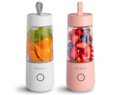 Mini Portable Electric Fruit Juicer USB Rechargeable Smoothie Maker Blender Machine Sports Bottle Juicing Cup 350ml