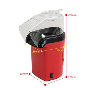 Mini Household Healthy Hot Air Oil-free Portable Electric  Popcorn Maker For Home Kitchen